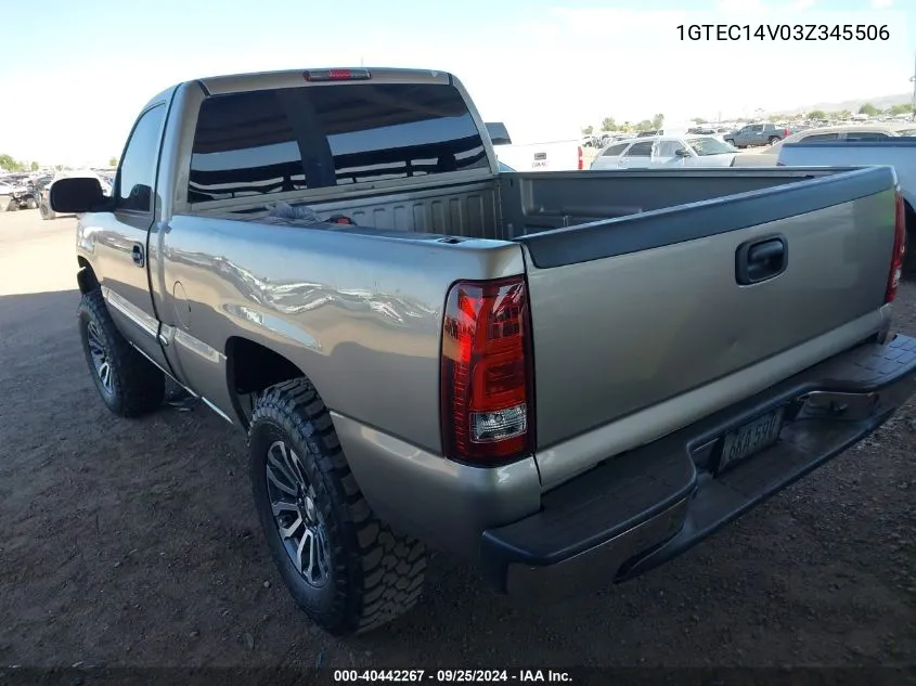 1GTEC14V03Z345506 2003 GMC Sierra 1500 Sle