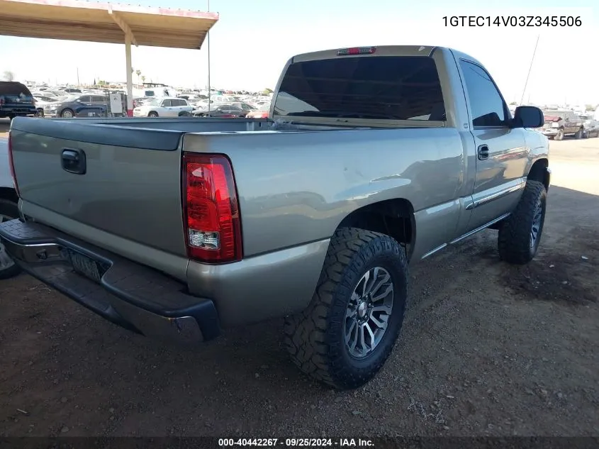 1GTEC14V03Z345506 2003 GMC Sierra 1500 Sle