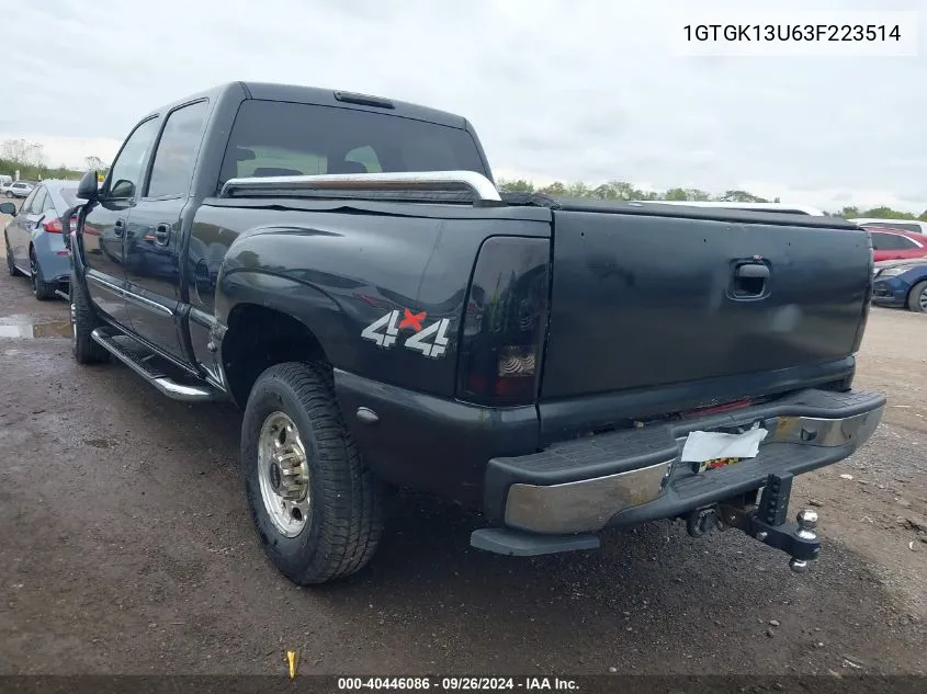 1GTGK13U63F223514 2003 GMC Sierra 1500Hd Slt