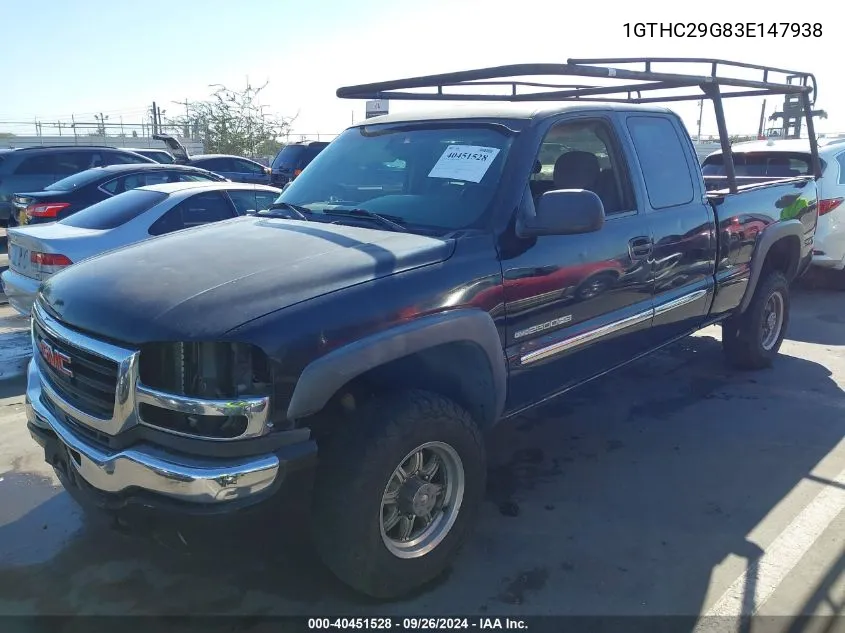 1GTHC29G83E147938 2003 GMC Sierra 2500Hd Sle