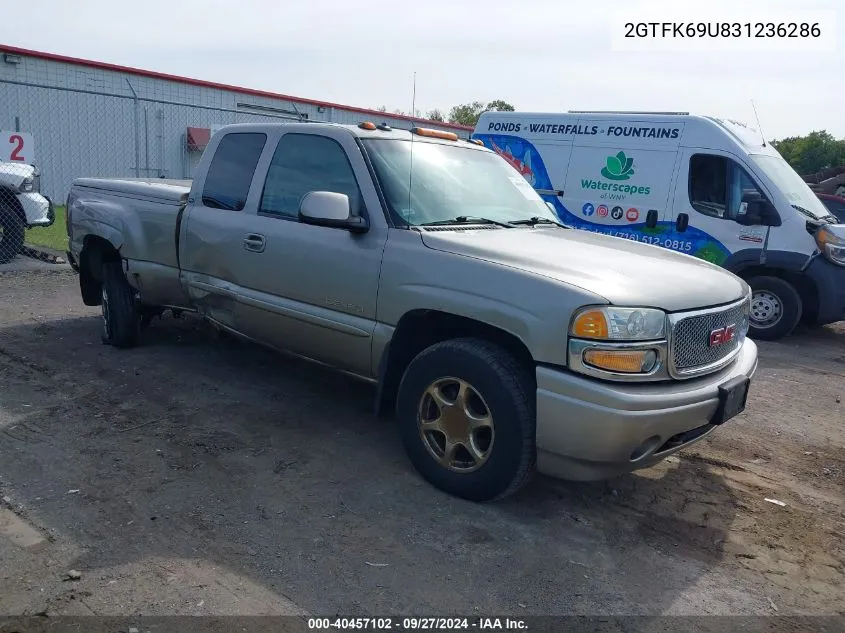 2003 GMC Sierra 1500 Denali VIN: 2GTFK69U831236286 Lot: 40457102