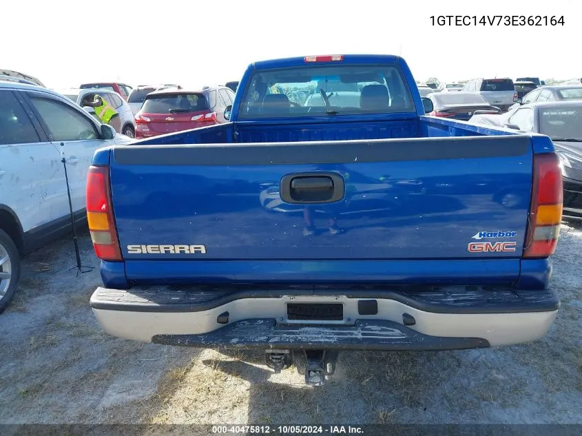 2003 GMC New Sierra C1500 VIN: 1GTEC14V73E362164 Lot: 40475812