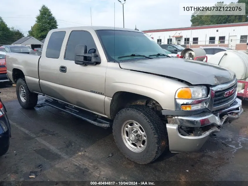 2003 GMC Sierra 2500Hd Slt VIN: 1GTHK29U73Z122076 Lot: 40494817