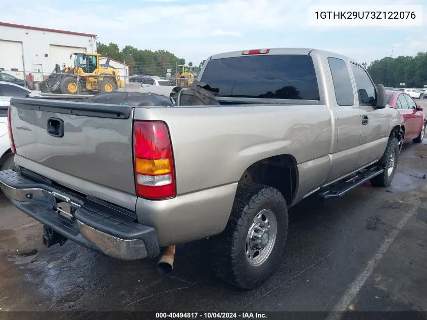 2003 GMC Sierra 2500Hd Slt VIN: 1GTHK29U73Z122076 Lot: 40494817