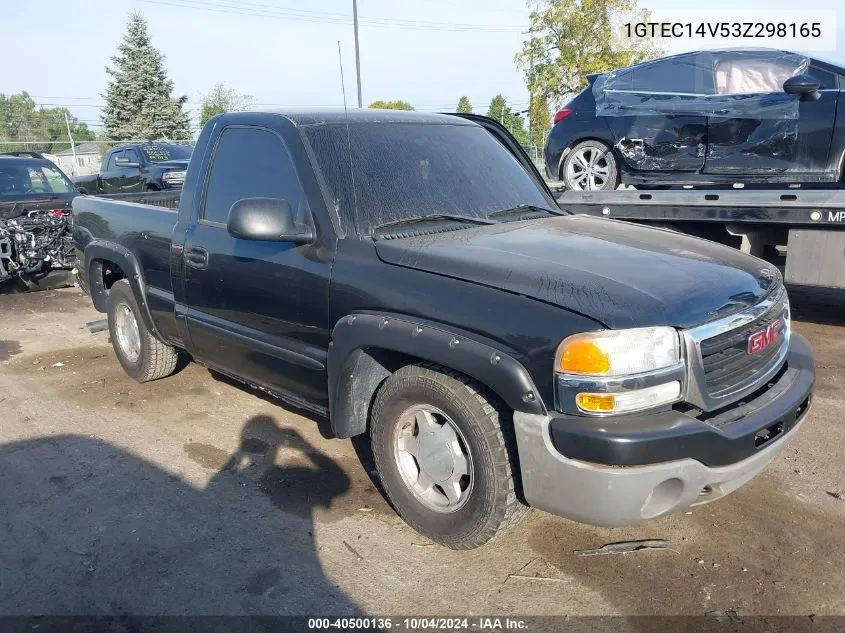 2003 GMC Sierra 1500 VIN: 1GTEC14V53Z298165 Lot: 40500136