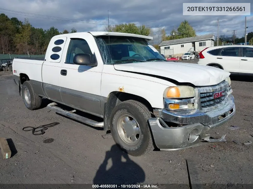 2003 GMC Sierra 1500 Sle VIN: 2GTEK19T331266561 Lot: 40550351