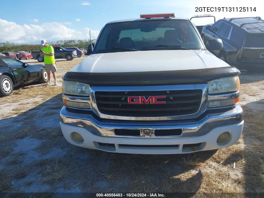 2003 GMC Sierra 1500 Slt VIN: 2GTEC19T131125114 Lot: 40556483