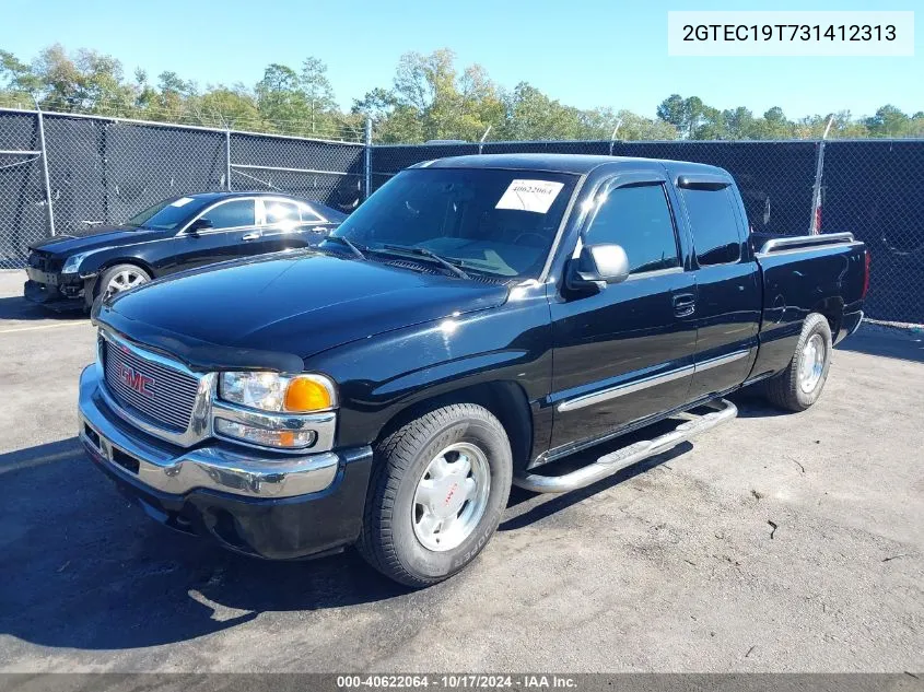 2003 GMC Sierra 1500 Sle VIN: 2GTEC19T731412313 Lot: 40622064