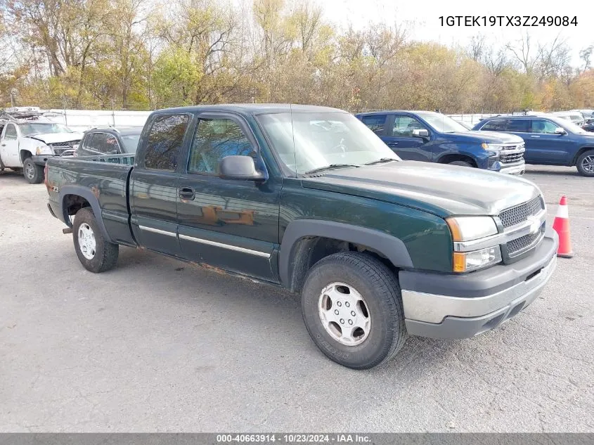 2003 GMC Sierra 1500 Sle/Slt VIN: 1GTEK19TX3Z249084 Lot: 40663914