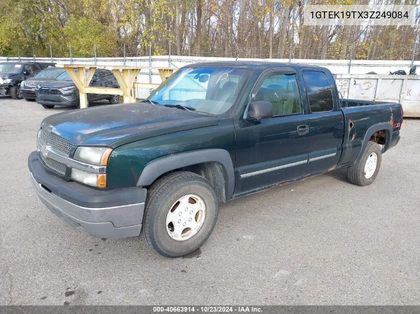 2003 GMC Sierra 1500 Sle/Slt VIN: 1GTEK19TX3Z249084 Lot: 40663914