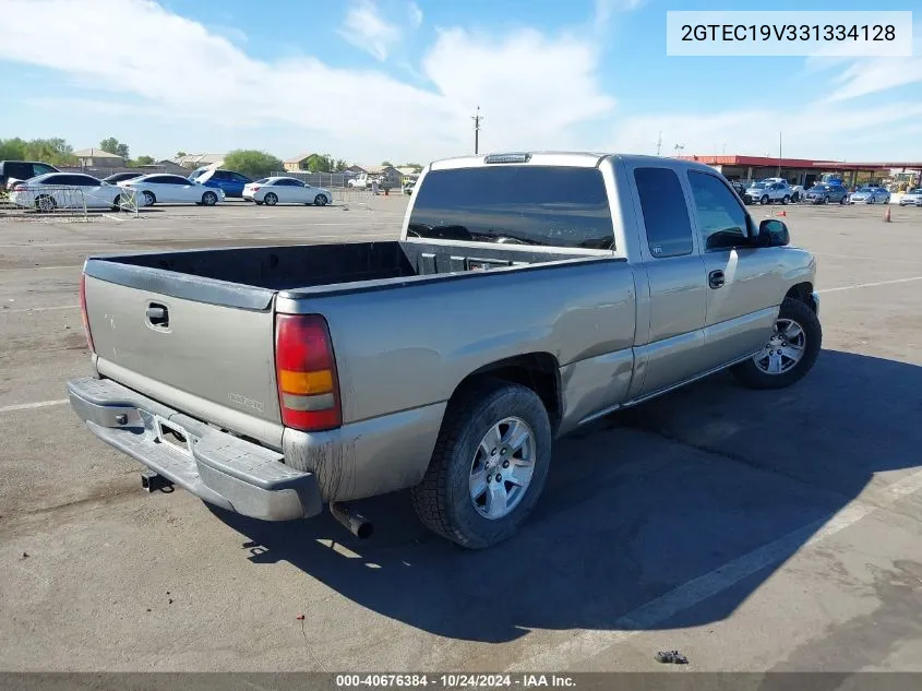 2003 GMC Sierra 1500 VIN: 2GTEC19V331334128 Lot: 40676384