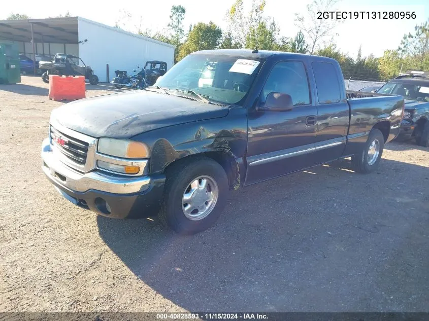 2003 GMC Sierra 1500 Slt VIN: 2GTEC19T131280956 Lot: 40828593