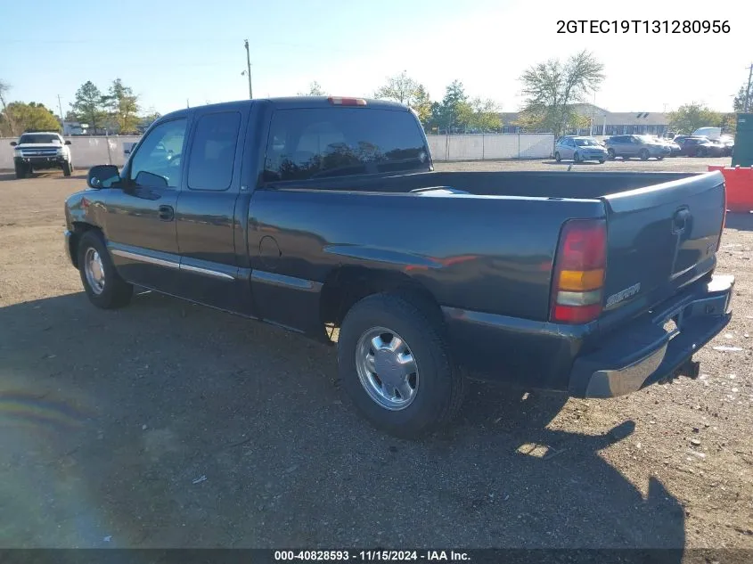 2003 GMC Sierra 1500 Slt VIN: 2GTEC19T131280956 Lot: 40828593