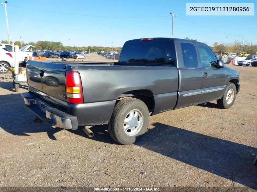 2003 GMC Sierra 1500 Slt VIN: 2GTEC19T131280956 Lot: 40828593