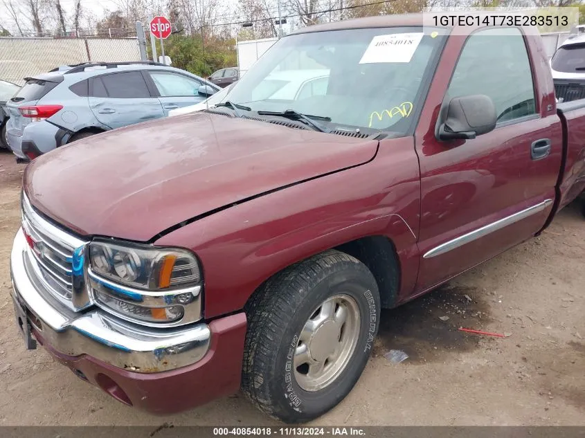 2003 GMC Sierra 1500 Sle VIN: 1GTEC14T73E283513 Lot: 40854018