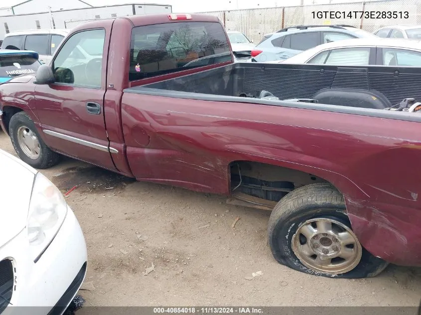 2003 GMC Sierra 1500 Sle VIN: 1GTEC14T73E283513 Lot: 40854018