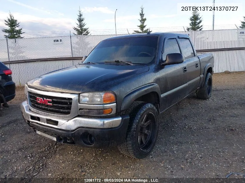 2004 GMC Sierra 1500 VIN: 2GTEK13T241370727 Lot: 12081772