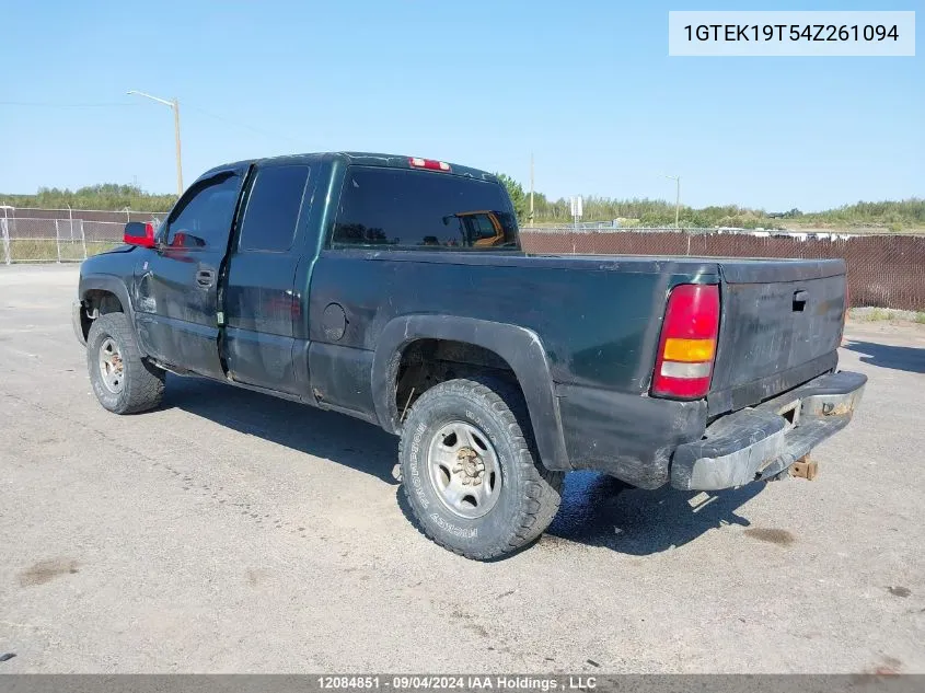 2004 GMC New Sierra 1500 Sl/Sle VIN: 1GTEK19T54Z261094 Lot: 12084851