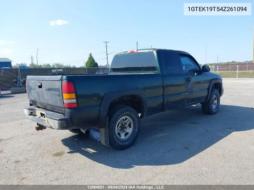 2004 GMC New Sierra 1500 Sl/Sle VIN: 1GTEK19T54Z261094 Lot: 12084851