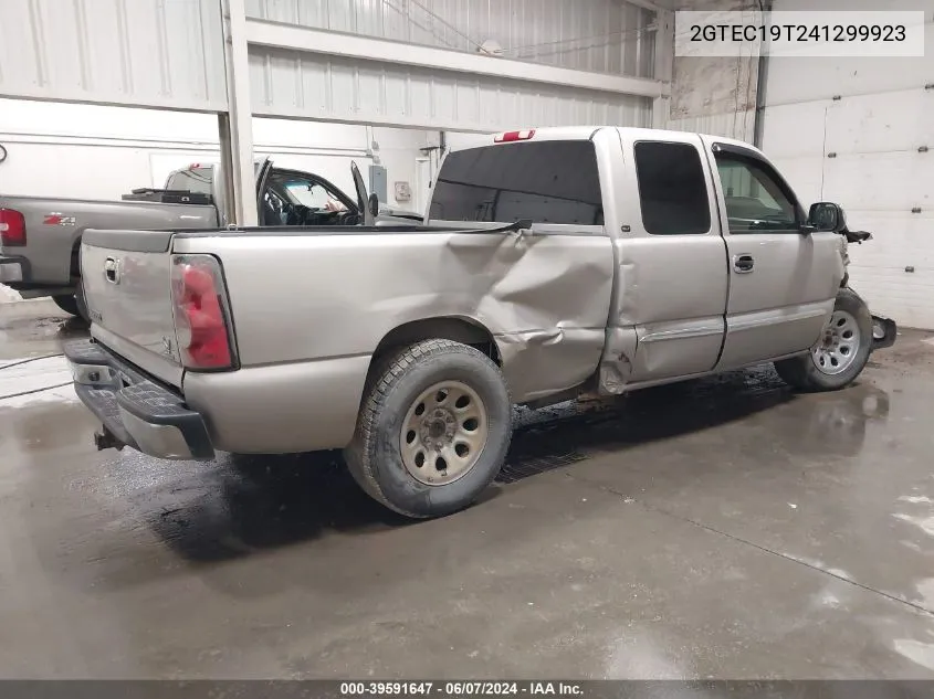 2004 GMC Sierra 1500 Sle VIN: 2GTEC19T241299923 Lot: 39591647