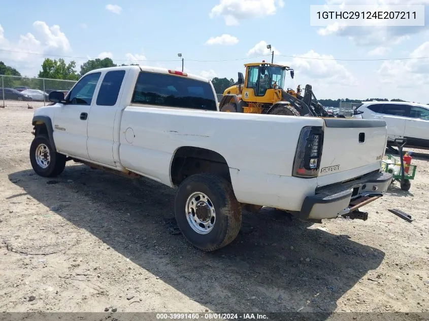 2004 GMC Sierra 2500Hd Work Truck VIN: 1GTHC29124E207211 Lot: 39991460