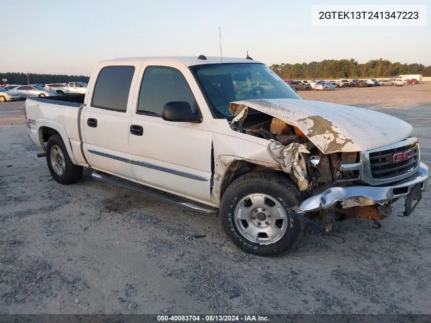 2004 GMC Sierra 1500 Slt VIN: 2GTEK13T241347223 Lot: 40083704