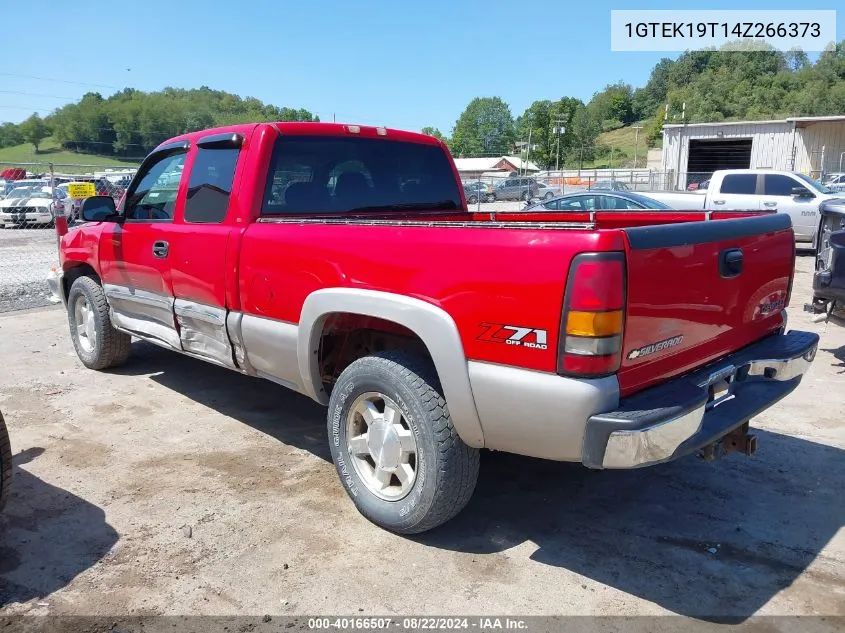 2004 GMC Sierra 1500 Sle VIN: 1GTEK19T14Z266373 Lot: 40166507