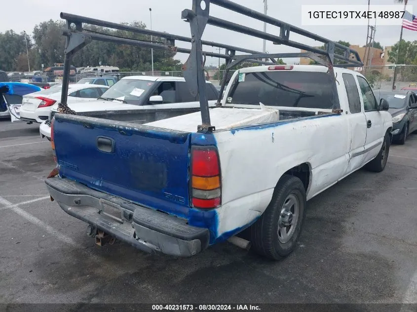 1GTEC19TX4E148987 2004 GMC Sierra 1500 Sle