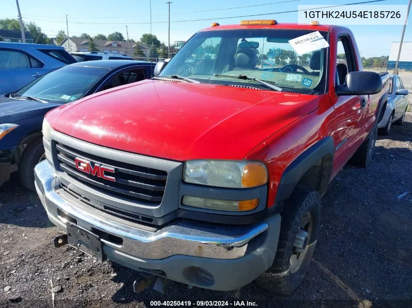 1GTHK24U54E185726 2004 GMC Sierra 2500Hd Work Truck