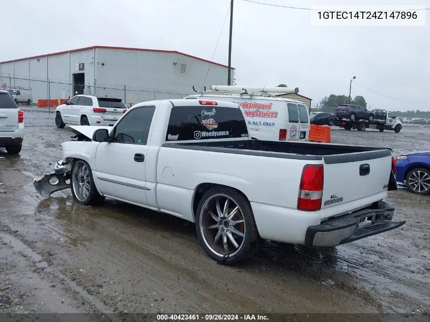 2004 GMC Sierra 1500 Sle VIN: 1GTEC14T24Z147896 Lot: 40423461