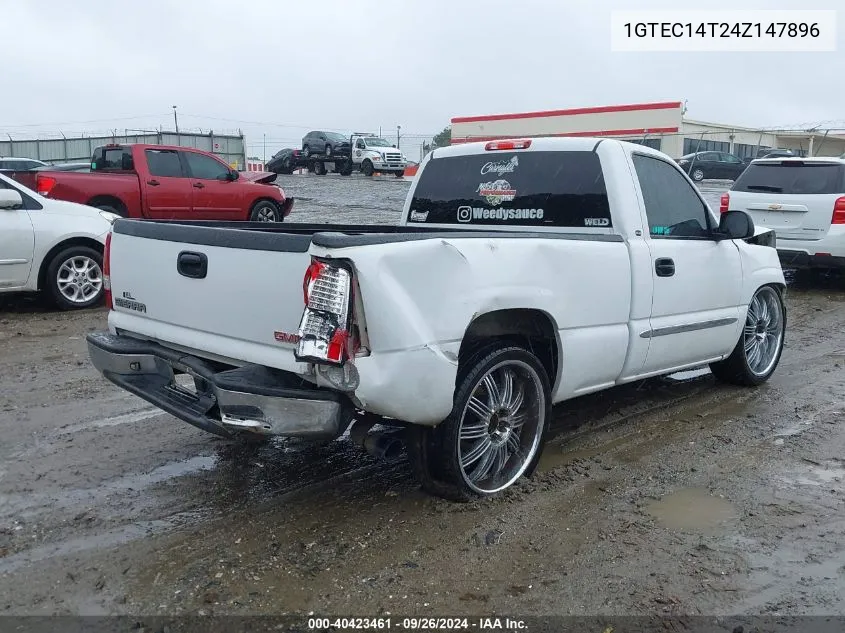 2004 GMC Sierra 1500 Sle VIN: 1GTEC14T24Z147896 Lot: 40423461