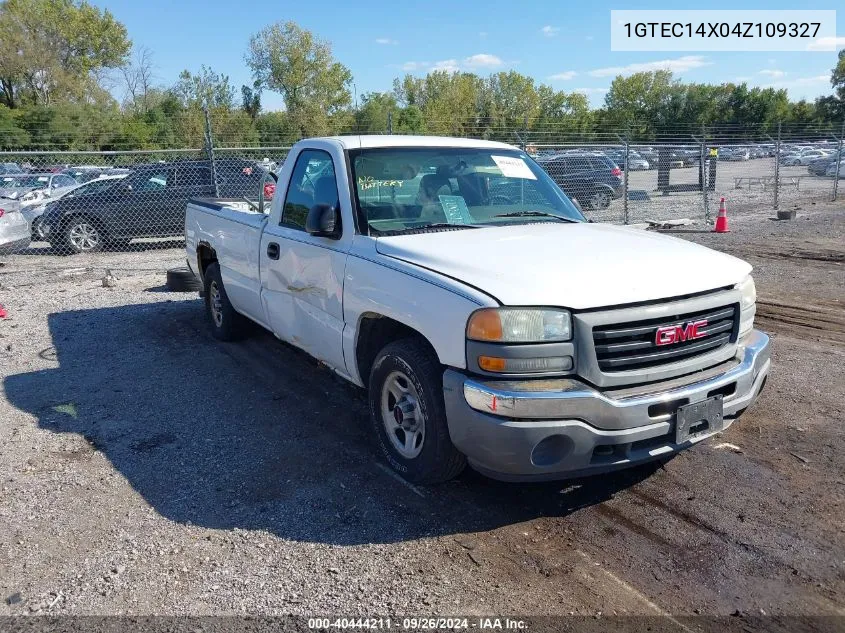 2004 GMC Sierra 1500 Work Truck VIN: 1GTEC14X04Z109327 Lot: 40444211