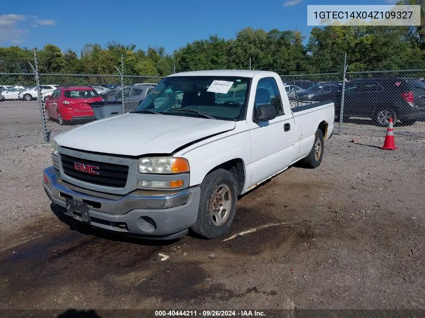 2004 GMC Sierra 1500 Work Truck VIN: 1GTEC14X04Z109327 Lot: 40444211