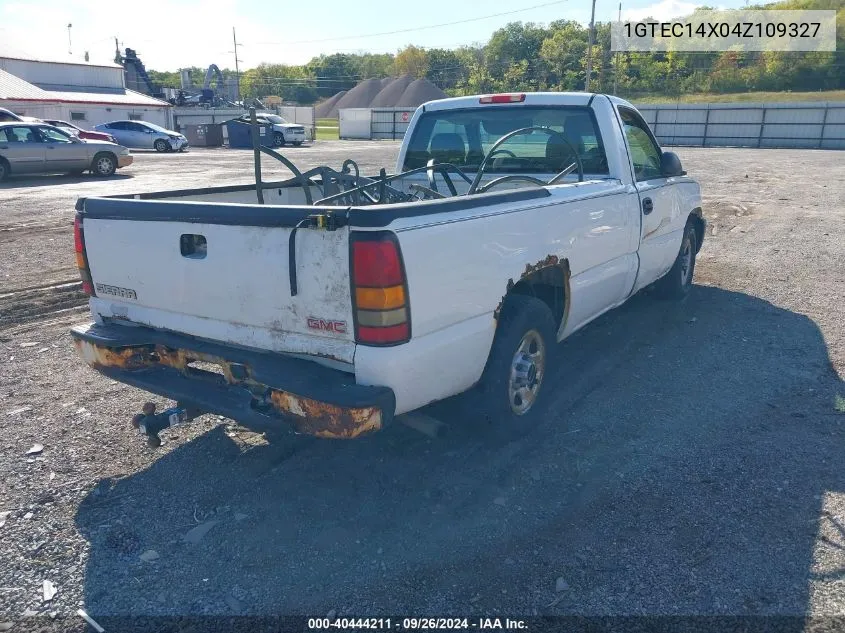 2004 GMC Sierra 1500 Work Truck VIN: 1GTEC14X04Z109327 Lot: 40444211