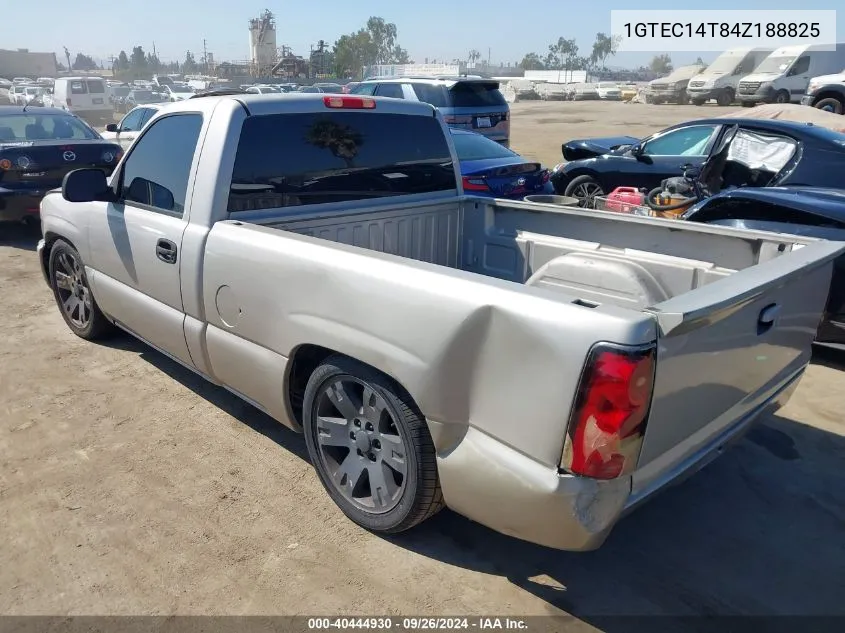 2004 GMC Sierra 1500 Sle VIN: 1GTEC14T84Z188825 Lot: 40444930