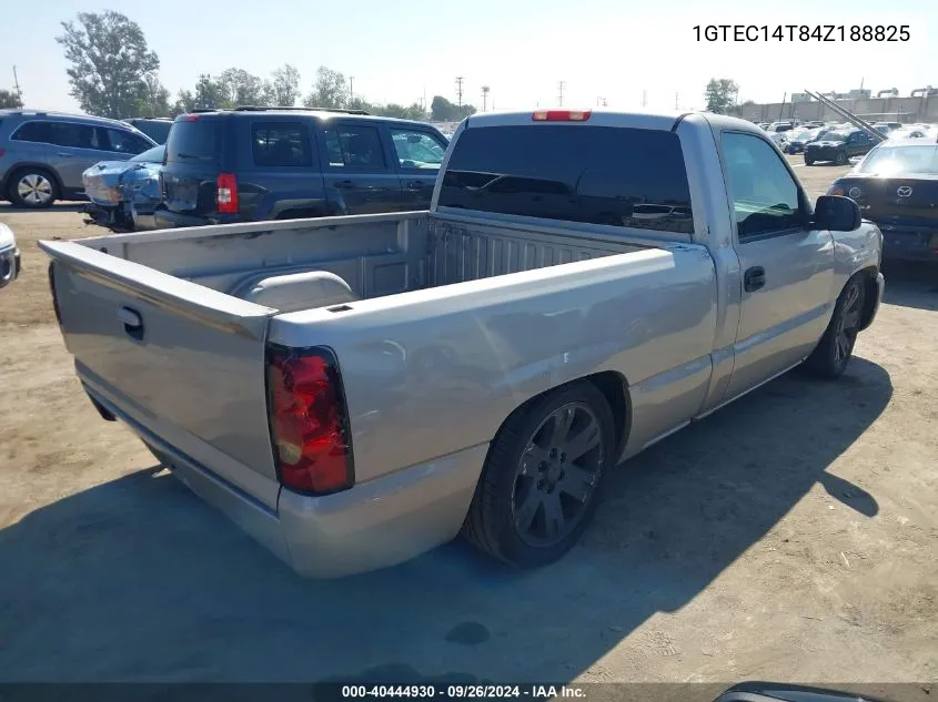 2004 GMC Sierra 1500 Sle VIN: 1GTEC14T84Z188825 Lot: 40444930