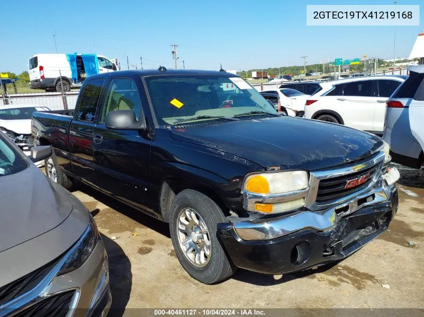 2004 GMC Sierra 1500 Sle VIN: 2GTEC19TX41219168 Lot: 40461127