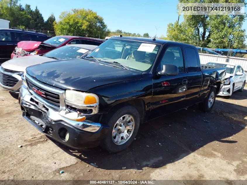 2004 GMC Sierra 1500 Sle VIN: 2GTEC19TX41219168 Lot: 40461127