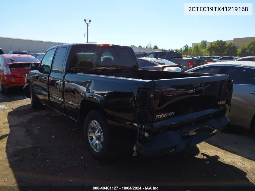 2004 GMC Sierra 1500 Sle VIN: 2GTEC19TX41219168 Lot: 40461127