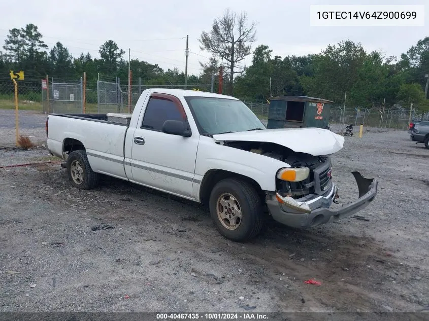 2004 GMC New Sierra C1500 VIN: 1GTEC14V64Z900699 Lot: 40467435