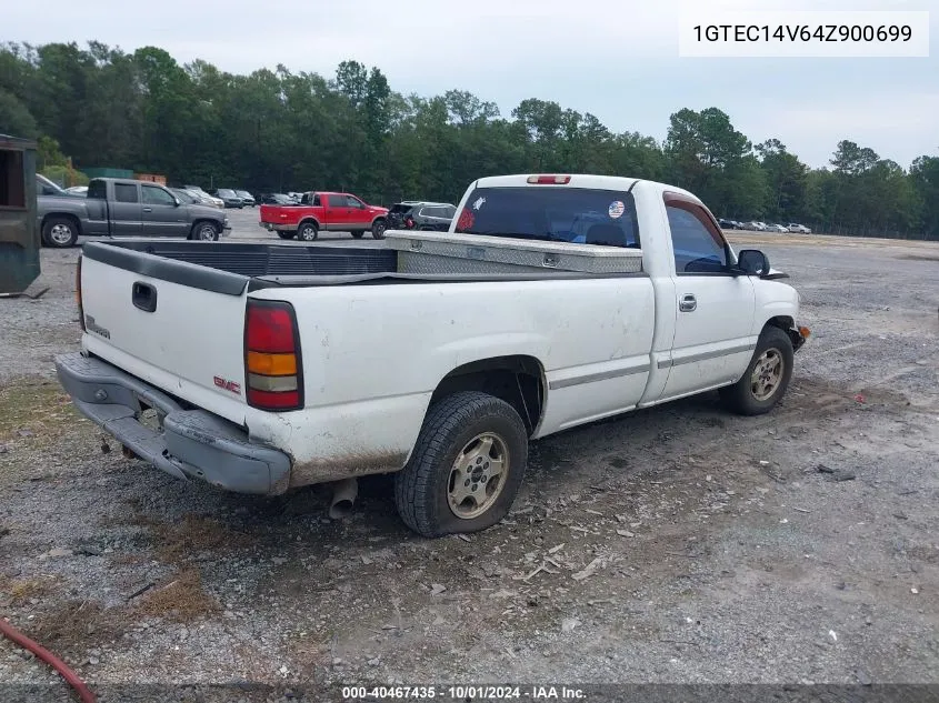 2004 GMC New Sierra C1500 VIN: 1GTEC14V64Z900699 Lot: 40467435