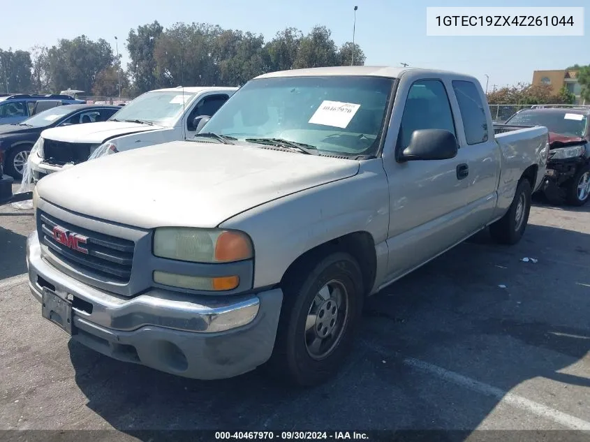 2004 GMC Sierra 1500 Work Truck VIN: 1GTEC19ZX4Z261044 Lot: 40467970