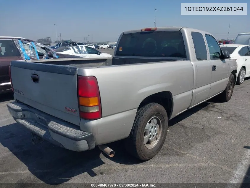 2004 GMC Sierra 1500 Work Truck VIN: 1GTEC19ZX4Z261044 Lot: 40467970