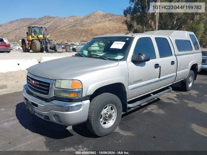 2004 GMC Sierra 2500Hd Slt VIN: 1GTHC23G44F199782 Lot: 40501062