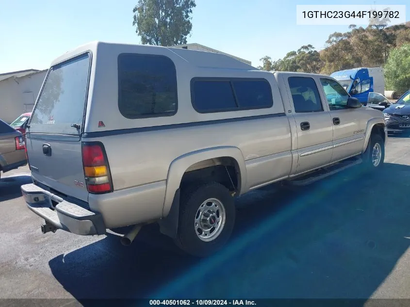 2004 GMC Sierra 2500Hd Slt VIN: 1GTHC23G44F199782 Lot: 40501062