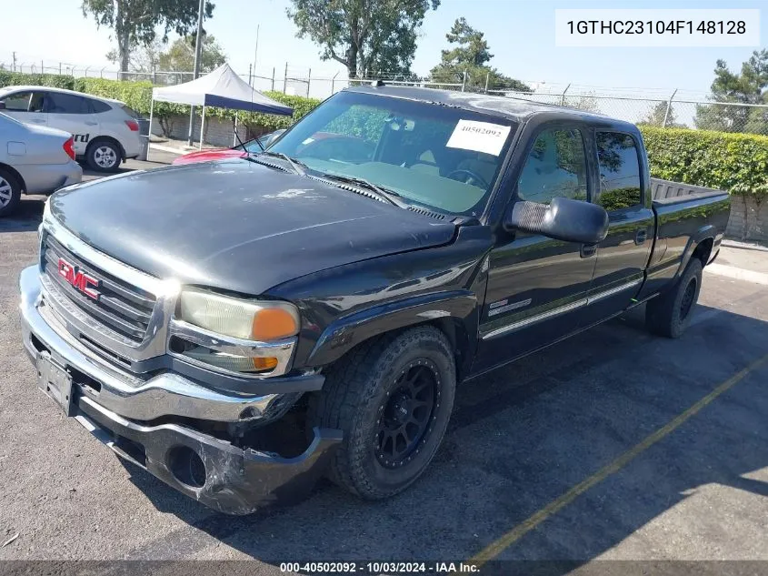 2004 GMC Sierra 2500Hd Sle VIN: 1GTHC23104F148128 Lot: 40502092