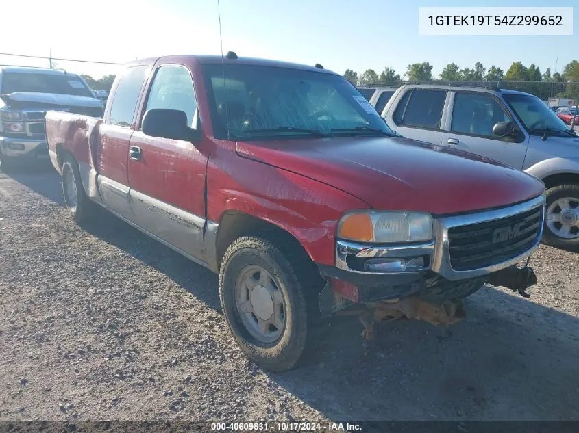 2004 GMC Sierra 1500 Slt VIN: 1GTEK19T54Z299652 Lot: 40609831