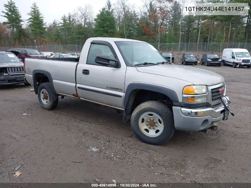 2004 GMC Sierra 2500Hd VIN: 1GTHK24U44E141457 Lot: 40614996