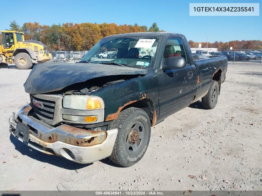 2004 GMC Sierra 1500 Work Truck VIN: 1GTEK14X34Z235541 Lot: 40638941