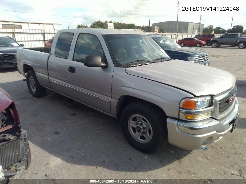 2004 GMC Sierra 1500 Sle VIN: 2GTEC19V141224048 Lot: 40642889